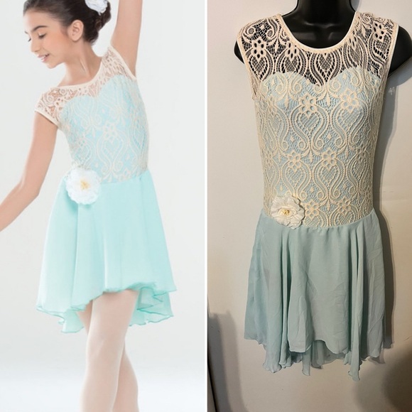 Revolution Dancewear Costume - ANY DREAM WILL DO - Sz MA Halloween Lace - Picture 1 of 11